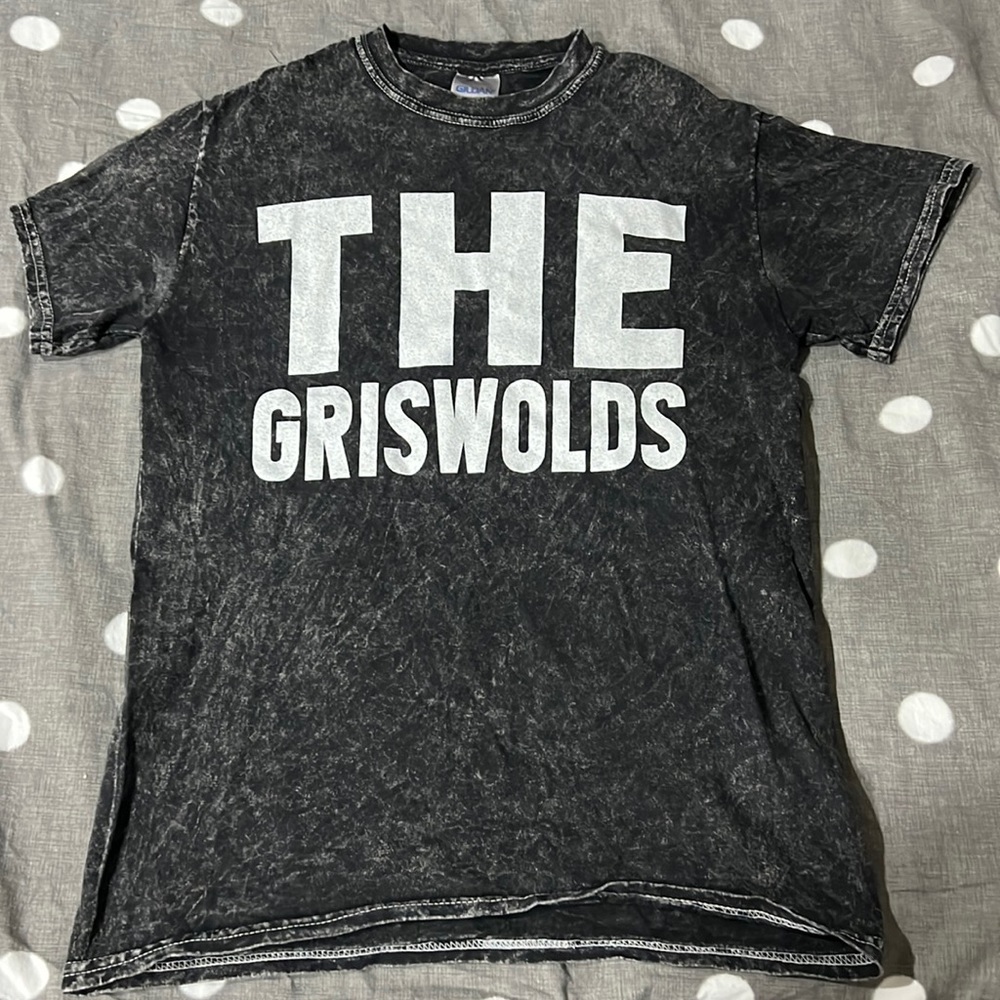 Gray Acid Wash The Griswolds Band Tee